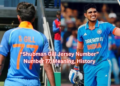 Shubman Gill Jersey Number
