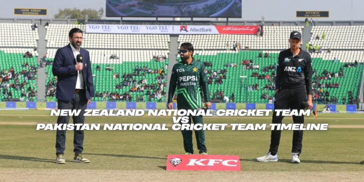 New Zealand National Cricket Team vs Pakistan National Cricket Team Timeline